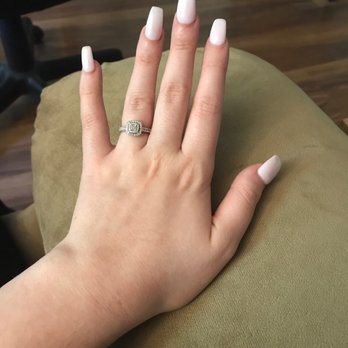 Fancy Nails - My nails in the shade (D08) I believe - Nail Salons Near Me - Burke, Virginia
