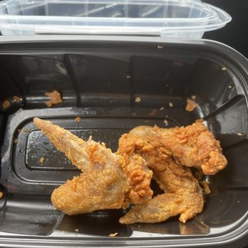 Ms. Ruby's Peach Cobbler Café Buckhead - I kept taking pics of my chicken because I can't believe the price and my portion - Southern Near Me - Atlanta, Georgia