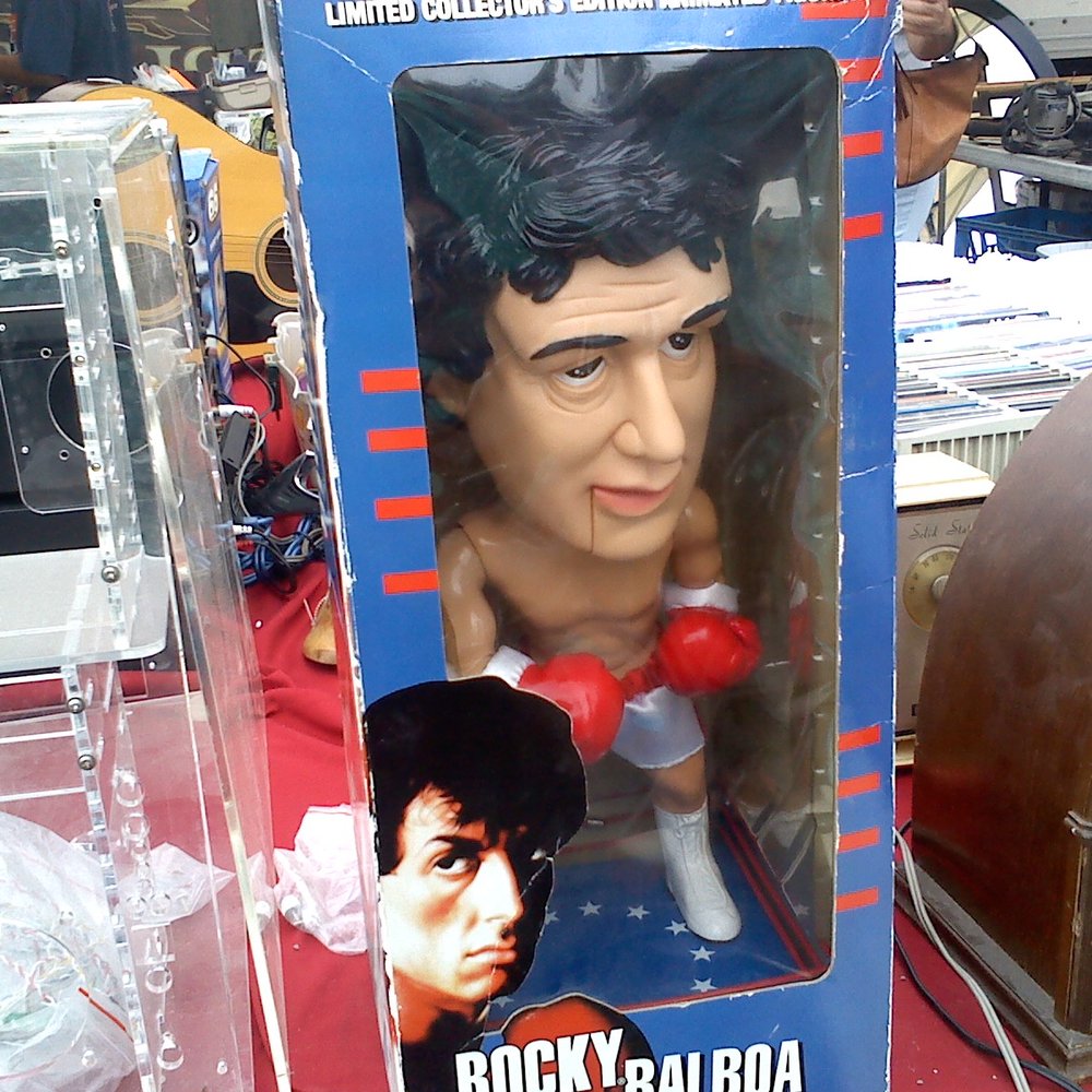 Cypress Swap Meet - One of the coolest things I saw Rocky Balboa! - Flea Markets Near Me - Cypress, California