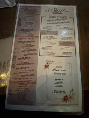 Menu photo 4 Ebb & Flow Plano, TX