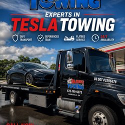 Orlando’s Towing - Tesla towing Gainesville