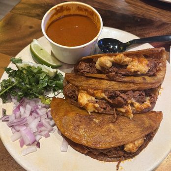 Guacamaya Oasis - Birria Tacos (3) - Mexican Near Me - Downey, California