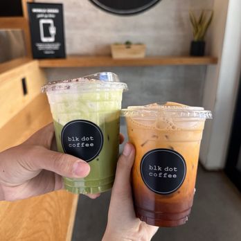 Blk Dot Coffee - Uji Matcha Latte Einspanner, Iced Thai Tea - Coffee & Tea Near Me - Irvine, California Blk Dot Coffee - Uji Matcha Latte Einspanner, Iced Thai Tea - Coffee & Tea Near Me - Irvine, California