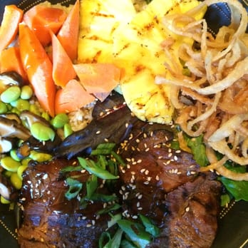 Pacific Catch - Skirt Steak Hawaii Teriyaki Pan-Asian Rice Bowl - Seafood Near Me - Campbell, California