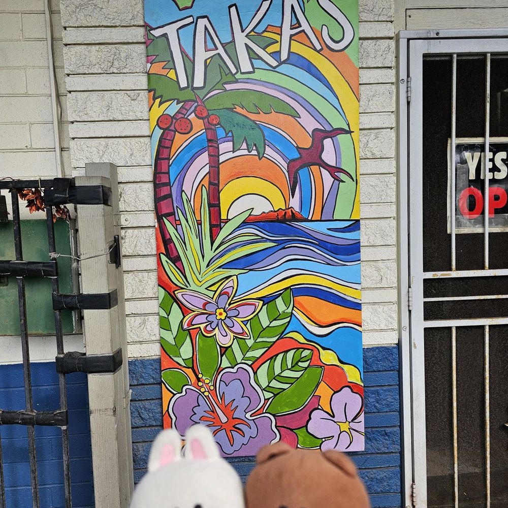 Taka's Box Lunch - Colorful mural - Breakfast & Brunch Near Me - Honolulu, Hawaii Taka's Box Lunch - Colorful mural - Breakfast & Brunch Near Me - Honolulu, Hawaii