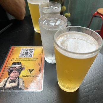The Three Monkeys - Wonderfully light wheat beer - Sports Bars Near Me - New York, New York