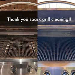 Spark Grill Cleaning - Before & After!