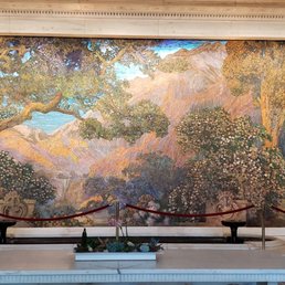 Dream Garden - giant glass mural from the Tiffany studios. Dream Garden - giant glass mural from the Tiffany studios.