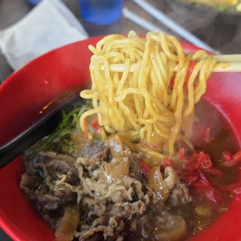 Ramen Melrose - Delicious curry ramen, I even ate all the curry - Ramen Near Me - Los Angeles, California