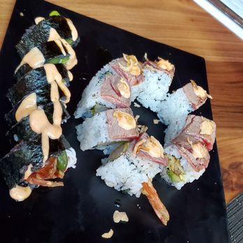 O-Ku - Katana and Black Widow rolls. - Sushi Bars Near Me - Raleigh, North Carolina O-Ku - Katana and Black Widow rolls. - Sushi Bars Near Me - Raleigh, North Carolina