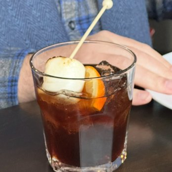 Hungry Goat Scratch Kitchen & Wine Bar - Campfire old fashioned - Wine Bars Near Me - Morrison, Colorado