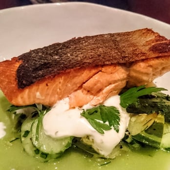 Frances - Monterey King Salmon ($32) - 3 stars. Way too much dill flavor for me, but my bf really enjoyed this. Fri dinner 2016-05-20 - New American Near Me - San Francisco, California Frances - Monterey King Salmon ($32) - 3 stars. Way too much dill flavor for me, but my bf really enjoyed this. Fri dinner 2016-05-20 - New American Near Me - San Francisco, California