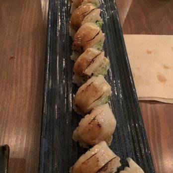Village Sake - Scallop Roll - Japanese Near Me - Fairfax, California Village Sake - Scallop Roll - Japanese Near Me - Fairfax, California
