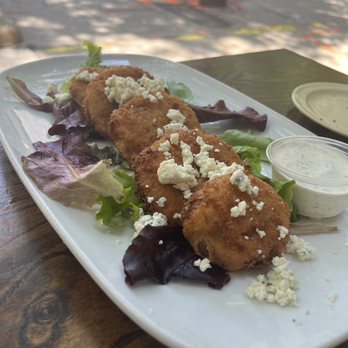 FolkArt - Fried Green Tomatoes Blue cheese crumbles - American Near Me - Decatur, Georgia FolkArt - Fried Green Tomatoes Blue cheese crumbles - American Near Me - Decatur, Georgia