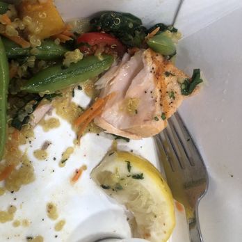 Roxx on Main - (Was) Salmon on a bed of vegetables  So tasty ! - American Near Me - Martinez, California