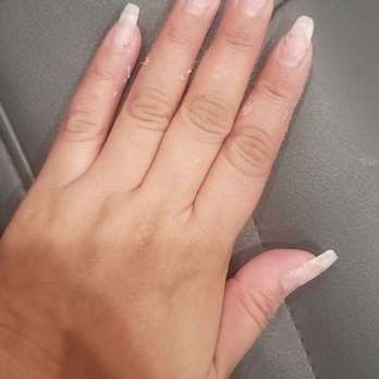 3D Nails Riverside - Before  By Angie #Overlaynails #butterflies #natural - Nail Salons Near Me - Riverside, California
