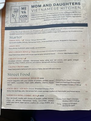 Menu photo 5 Me Va Con Vietnamese Kitchen Oakland, CA Menu photo 5 Me Va Con Vietnamese Kitchen Oakland, CA