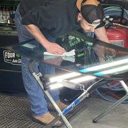 Four Leaf Auto Glass - Check to ensure glass quality prior to installation
