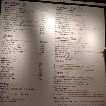 Southern Spice - Menu - Indian Near Me - Irving, Texas