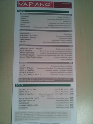 Menu photo 4 Vapiano Bielefeld, NW