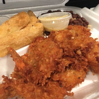 Virgin Island Thyme - This picture does not do justice! Coconut shrimp and dipping sauce is perfection! - Caribbean Near Me - Orlando, Florida