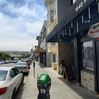 YakiniQ CAFE - Actually on Post St. (Don't follow the map which take you down an alley). No sidewalk seating. But, there are nice covered "outdoor" tables. - Bakeries Near Me - San Francisco, California