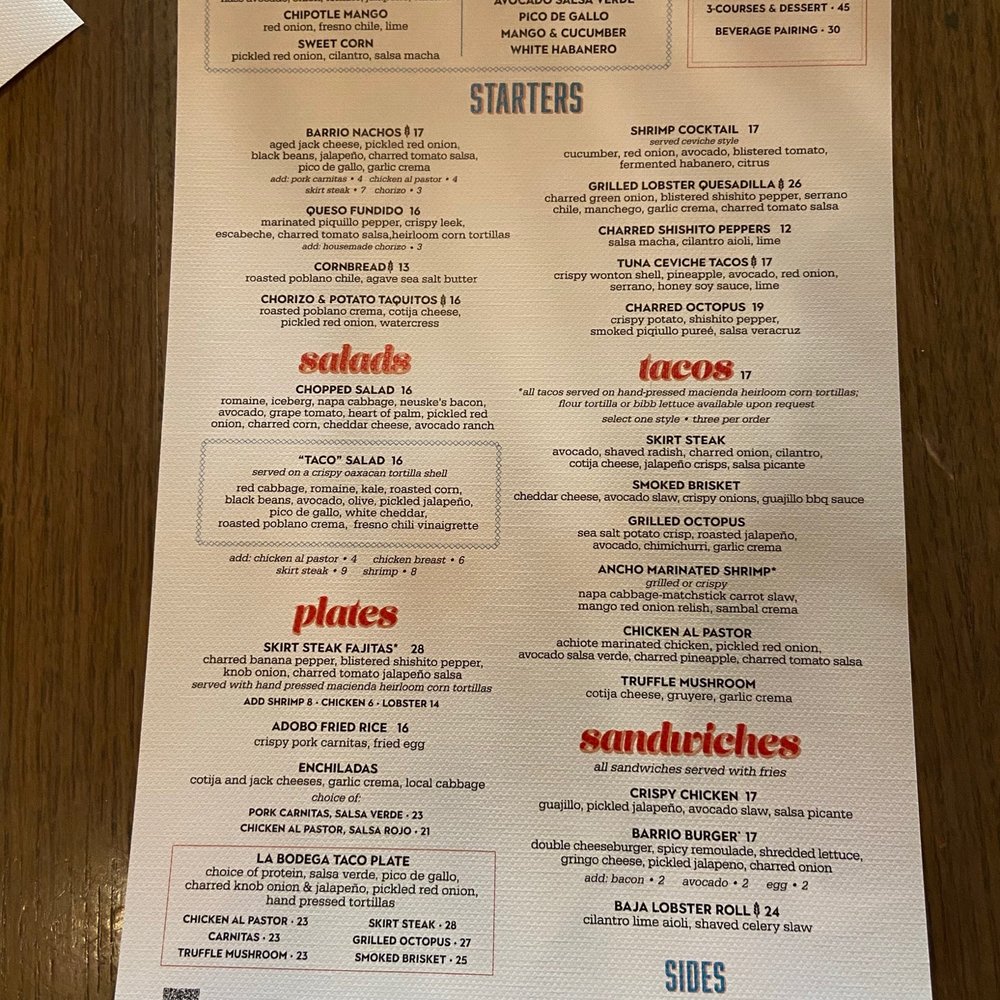 Barrio - Menu - Mexican Near Me - Chicago, Illinois Barrio - Menu - Mexican Near Me - Chicago, Illinois