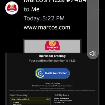 Marco's Pizza - Receipt - Pizza Near Me - Las Vegas, Nevada Marco's Pizza - Receipt - Pizza Near Me - Las Vegas, Nevada