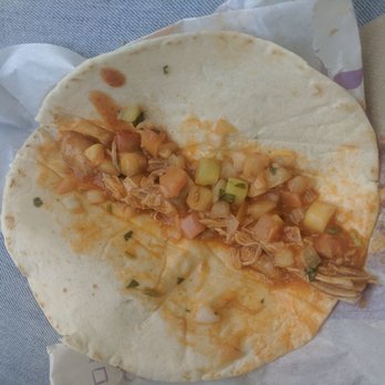 Taco Bell - Very messy and TINY portion! - Fast Food Near Me - Morehead, Kentucky