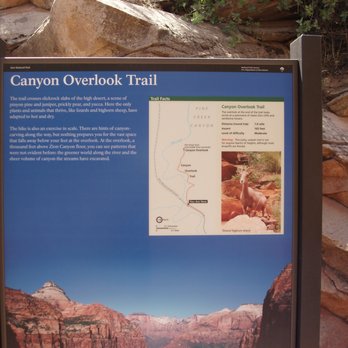 Canyon Overlook Trail - Hiking Near Me - Springdale, Utah