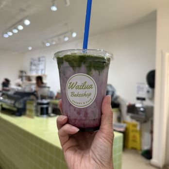Wailua Bakeshop - Blueberry matcha with macadamia milk - Bakeries Near Me - Kapaʻa, Hawaii Wailua Bakeshop - Blueberry matcha with macadamia milk - Bakeries Near Me - Kapaʻa, Hawaii
