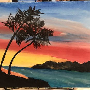 Sip-N-Paint - MEDIAIMAGES Studio - Had a good time girls night out at the pizza press. Can't wait to do this again and add more to my collection. - Paint & Sip Near Me - Pomona, California