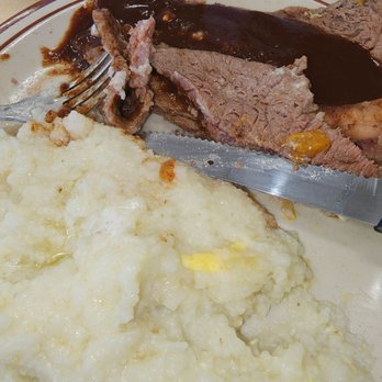 CJ's Cafe - Steak and grits...yummy - Breakfast & Brunch Near Me - Los Angeles, California