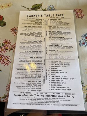 Menu photo 4 The Farmer's Table Cafe Fayetteville, AR Menu photo 4 The Farmer's Table Cafe Fayetteville, AR