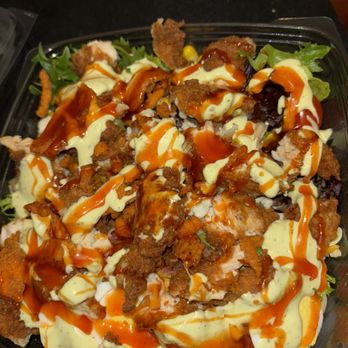 Chick-fil-A - Cobb Salad- SAUCE COMBO POLYNESIAN SAUCE WITH AVOCADO LIME DRESSING - Fast Food Near Me - Brooklyn, New York