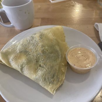 Rooster - Downtown - Crepe with mushrooms and Brie - Creperies Near Me - St. Louis, Missouri Rooster - Downtown - Crepe with mushrooms and Brie - Creperies Near Me - St. Louis, Missouri