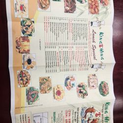 King Hing Restaurant - 5/2024 Menu