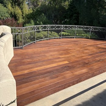 LA Decks - Large curved deck area. - General Contractors Near Me - Los Angeles, California