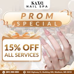 Sang Nail Spa - PROM READY? WE'VE GOT YOU
Step into the spotlight with confidence
At SANG NAIL SPA