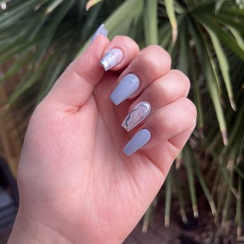 LV Spa & Nails - Gel X with a design by Evelyn - Waxing Near Me - Las Vegas, Nevada LV Spa & Nails - Gel X with a design by Evelyn - Waxing Near Me - Las Vegas, Nevada