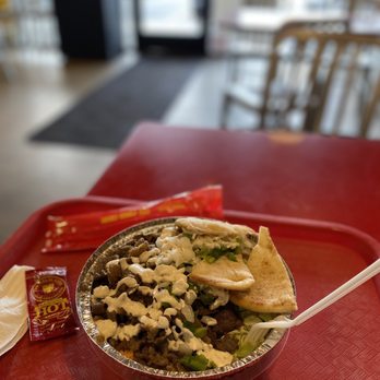 The Halal Guys - Beef gyro small plate - Halal Near Me - Costa Mesa, California The Halal Guys - Beef gyro small plate - Halal Near Me - Costa Mesa, California