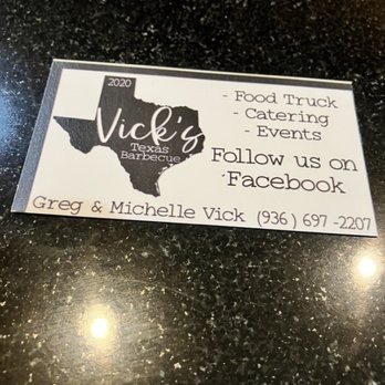 Vick's Texas Barbecue - Food Trucks Near Me - Conroe, Texas