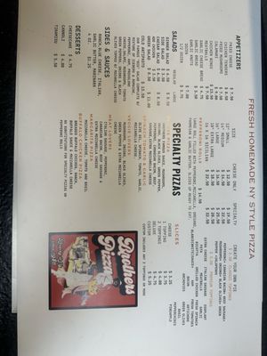 Menu photo 1 Brothers Pizza Express Spring, TX