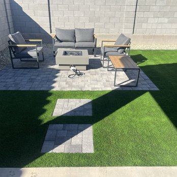 Diamond Stone & Synthetic Grass - Backyard - Masonry/Concrete Near Me - Phoenix, Arizona Diamond Stone & Synthetic Grass - Backyard - Masonry/Concrete Near Me - Phoenix, Arizona