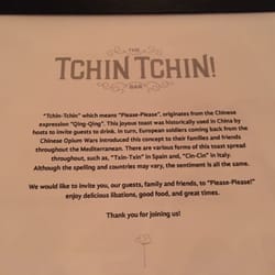The Tchin Tchin Bar