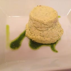 Restaurant Olina - Complimentary vegetable soufflé