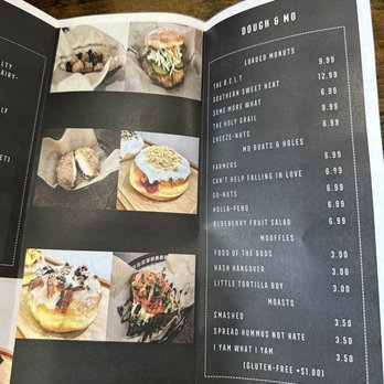 Mo & Dough - Menu - Gluten-Free Near Me - Osage Beach, Missouri