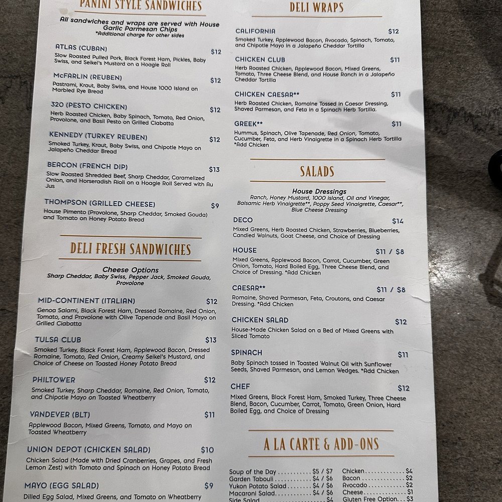 Deco Deli - Menu - Delis Near Me - Tulsa, Oklahoma Deco Deli - Menu - Delis Near Me - Tulsa, Oklahoma