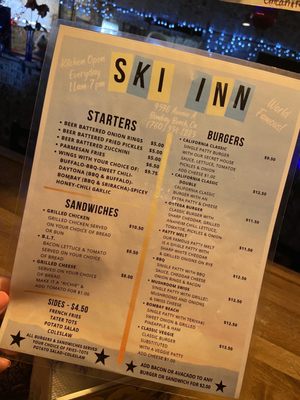 Menu photo 1 Ski Inn Niland, CA