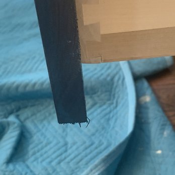 Kregs Custom Carpentry - Drawer face edge. No sanding. Sharp edges and splintered - Carpenters Near Me Kregs Custom Carpentry - Drawer face edge. No sanding. Sharp edges and splintered - Carpenters Near Me